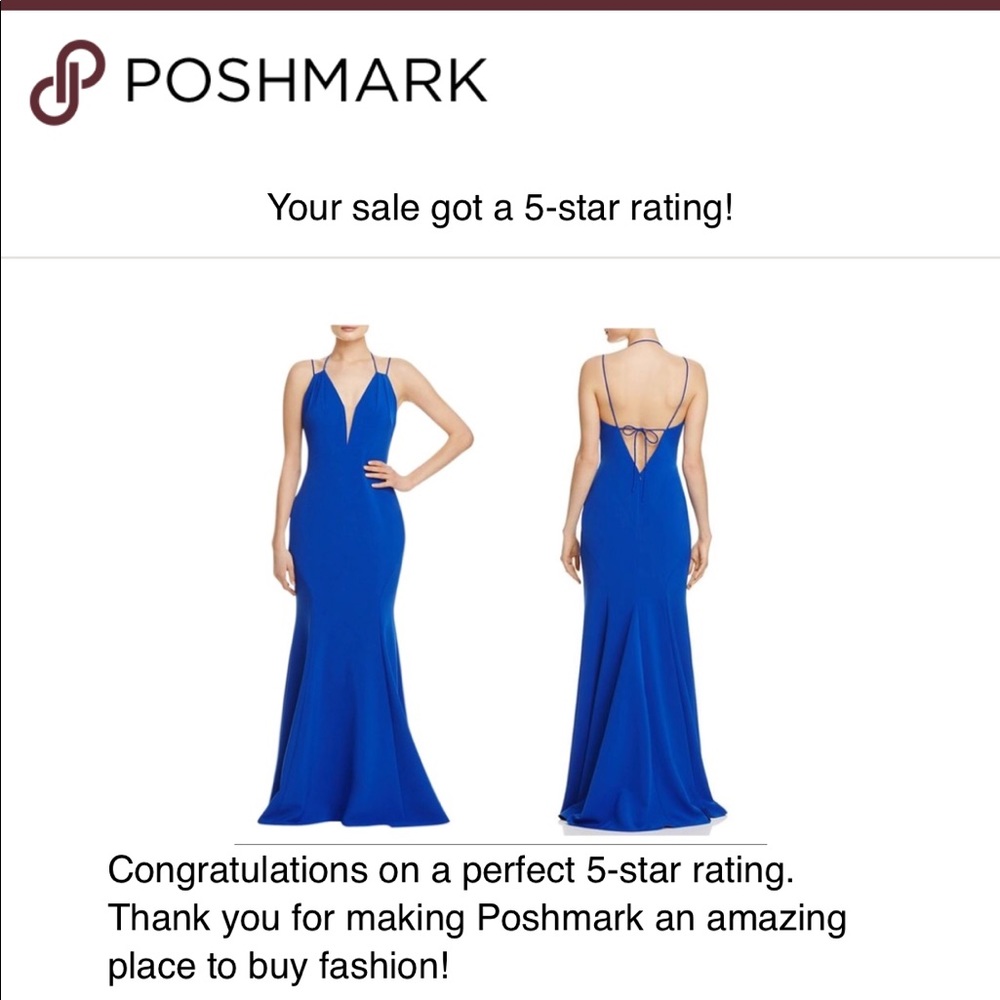 5⭐️ FAV BESTSELLER Blue Mermaid Evening Gown - Picture 5 of 5